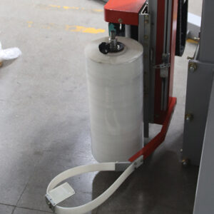 Carro portabobinas en brazo giratorio