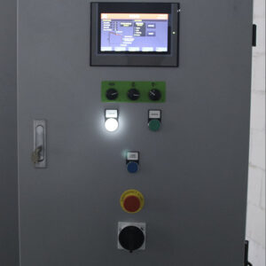 Detalle del panel de mandos de la enfardadora i700